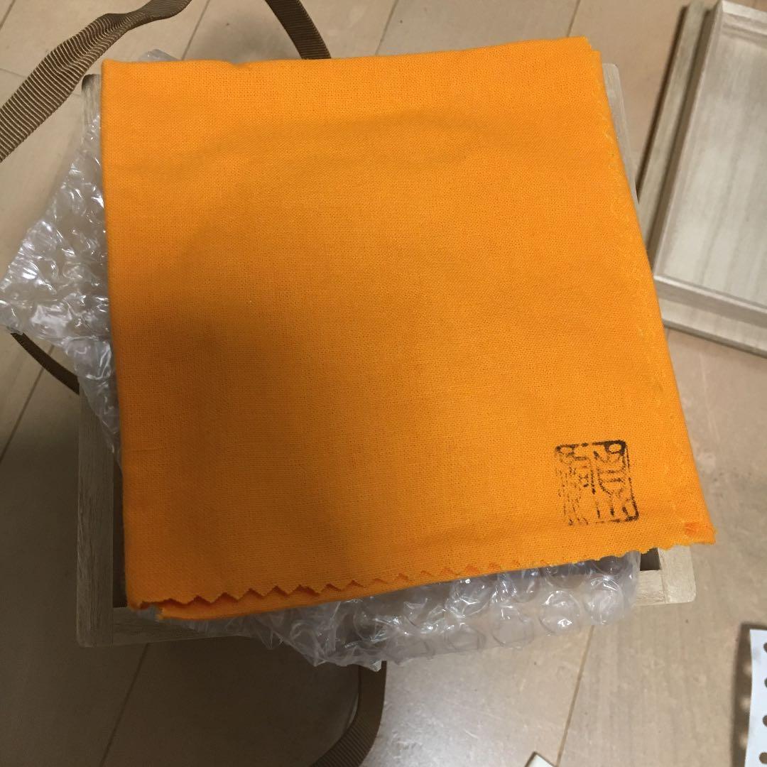 茶道具　萩焼　割高台茶碗　円相