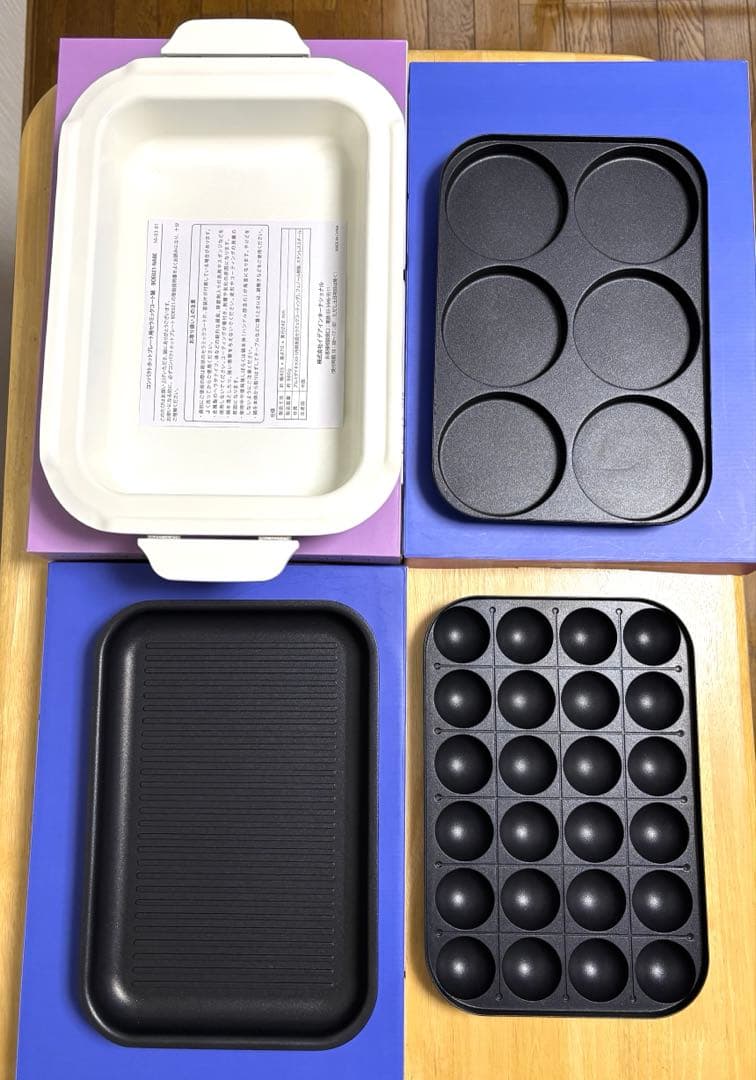 ブルーノ　新品　セラミック鍋　マルチプレート　グリルプレート　たこ焼きプレート