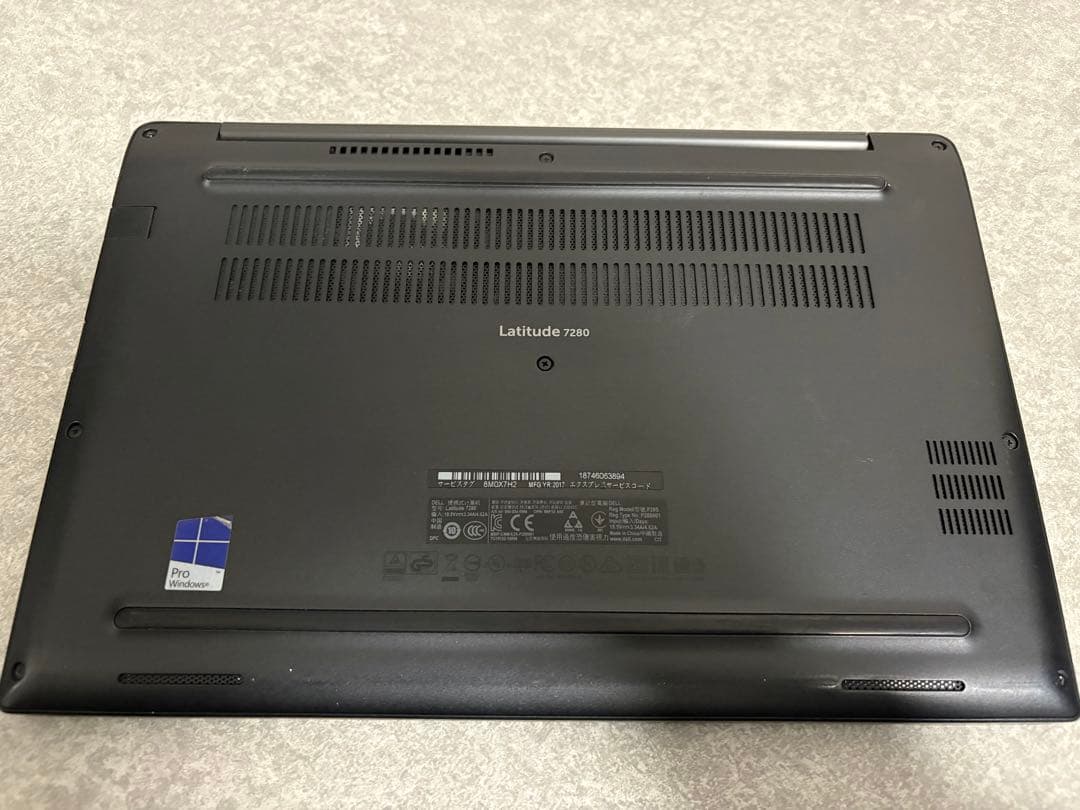 ジャンク品 ノートPC Dell Latitude 7280