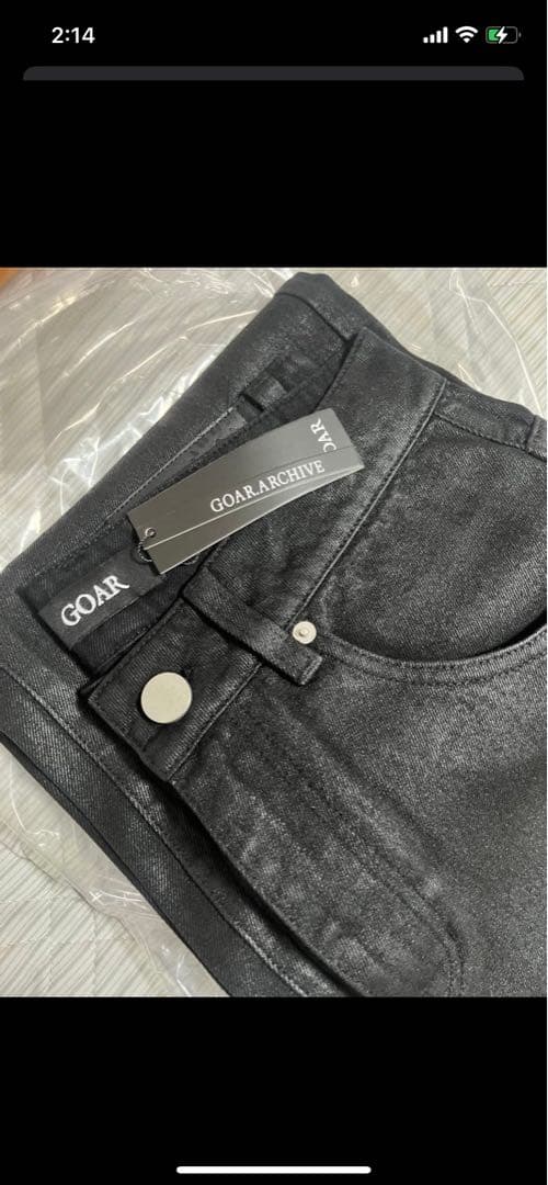 懺*悔様 goar.archive strapped oil pants S