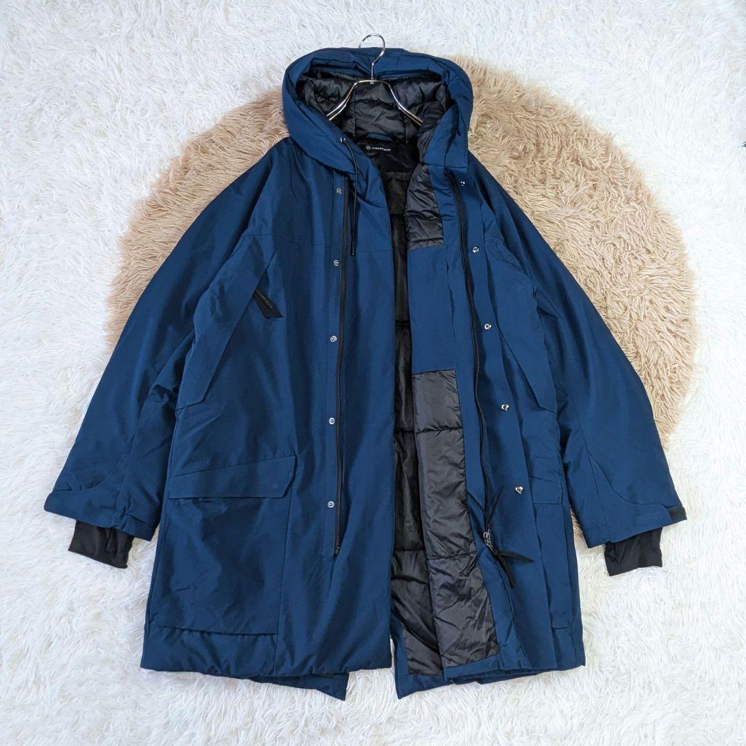 美品 junhashimoto モッズコート ダウン ネイビー メンズ