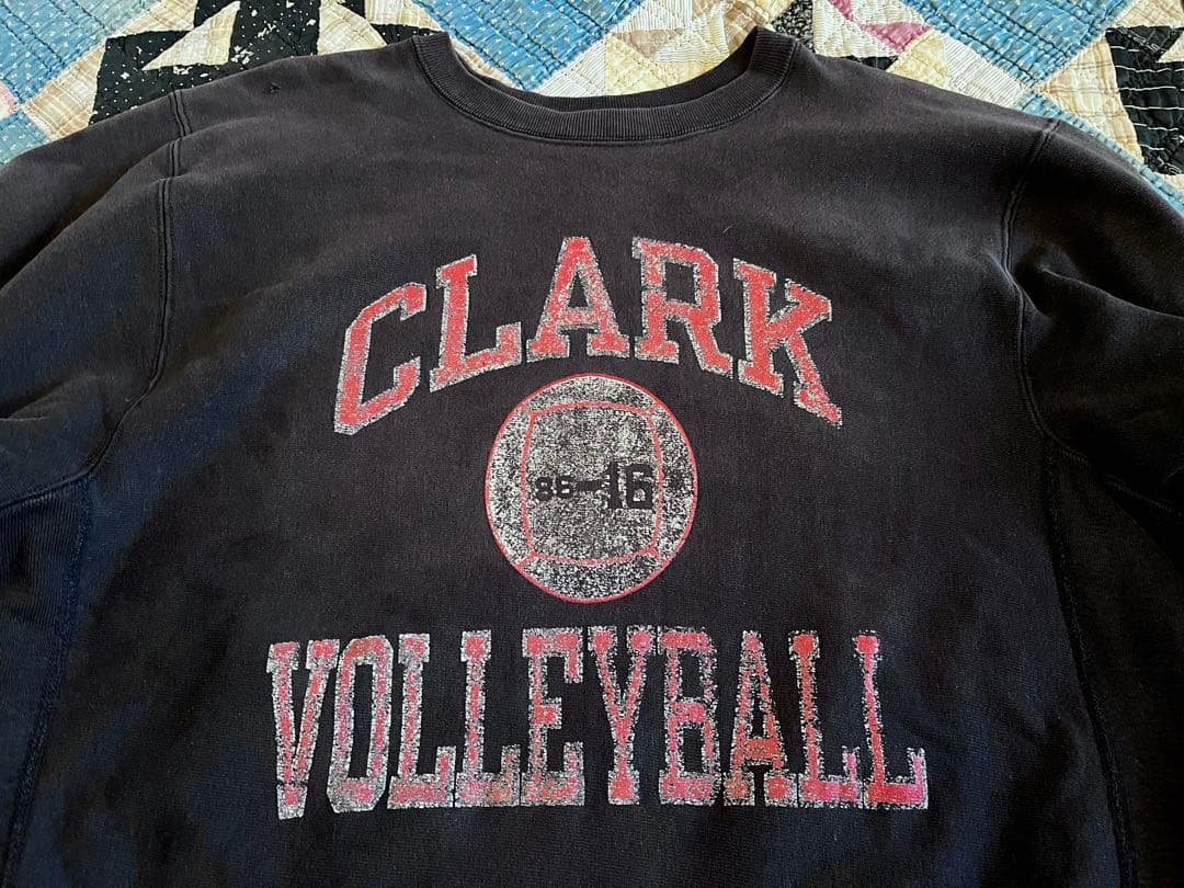 に*ま様 オリジナル80sビンテージリバースウィーブ激レアブラック⭐︎後付ツート