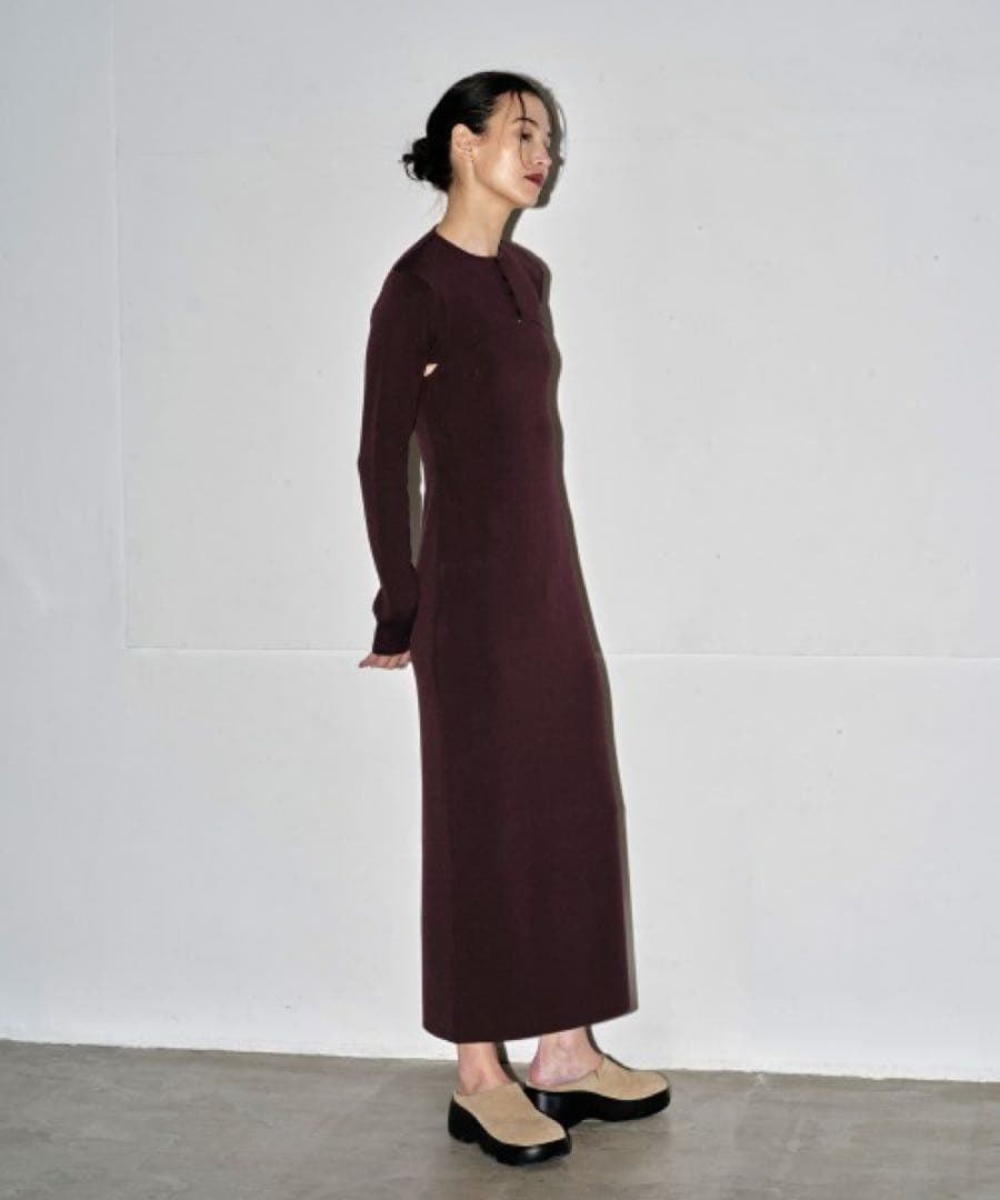 【未使用】TODAYFUL スクエアネックロングワンピース（値下げ）