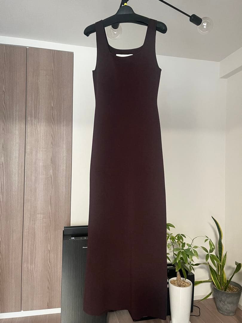 【未使用】TODAYFUL スクエアネックロングワンピース（値下げ）