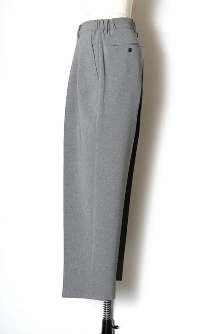 パンツ RAINMAKER DOUBLE CLOTH SHIRRING TROUSERS