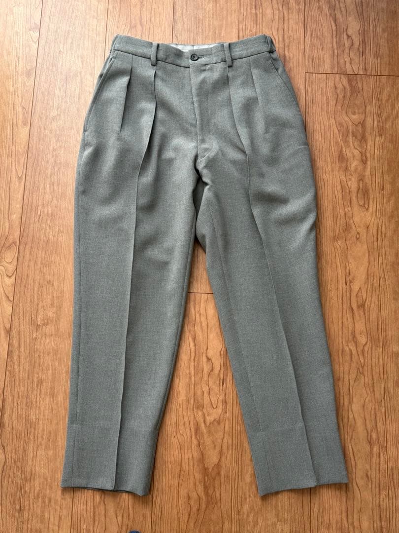 パンツ RAINMAKER DOUBLE CLOTH SHIRRING TROUSERS