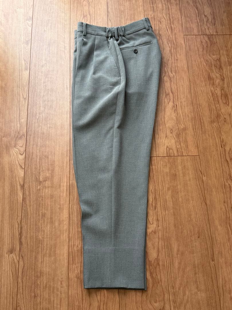 パンツ RAINMAKER DOUBLE CLOTH SHIRRING TROUSERS