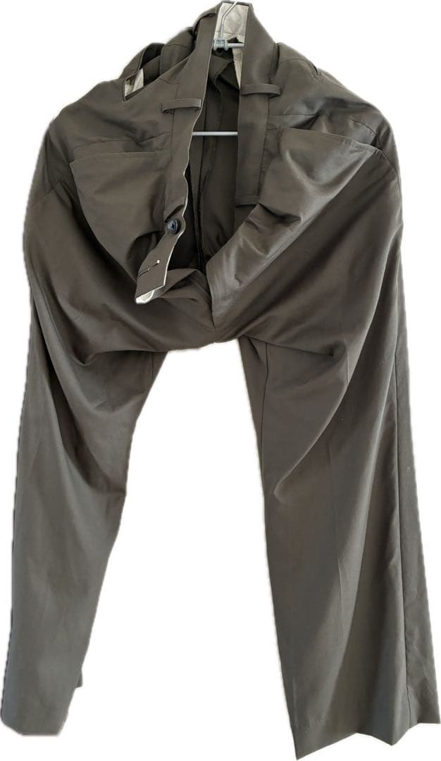 mb ハイエンド尾州ウールカラースラックス　カーキ