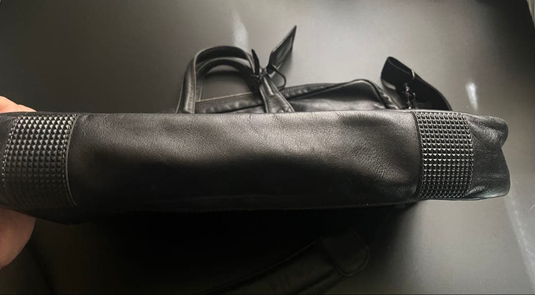 【美品❗️】PORTER ブラック レザー ショルダーバッグ　本革