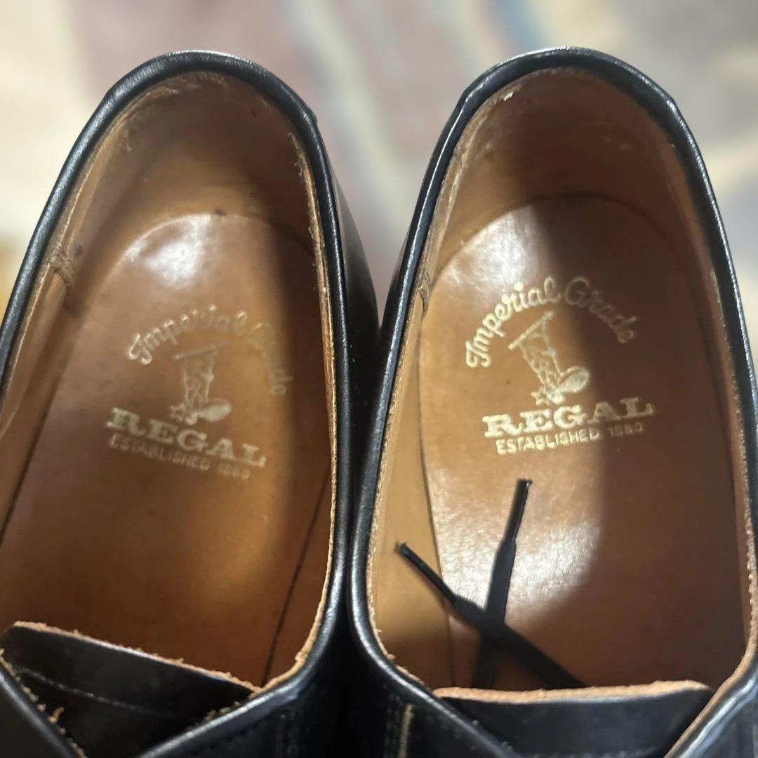 ビンテージ REGAL インペリアルグレード ポストマンシューズ 26cm 黒