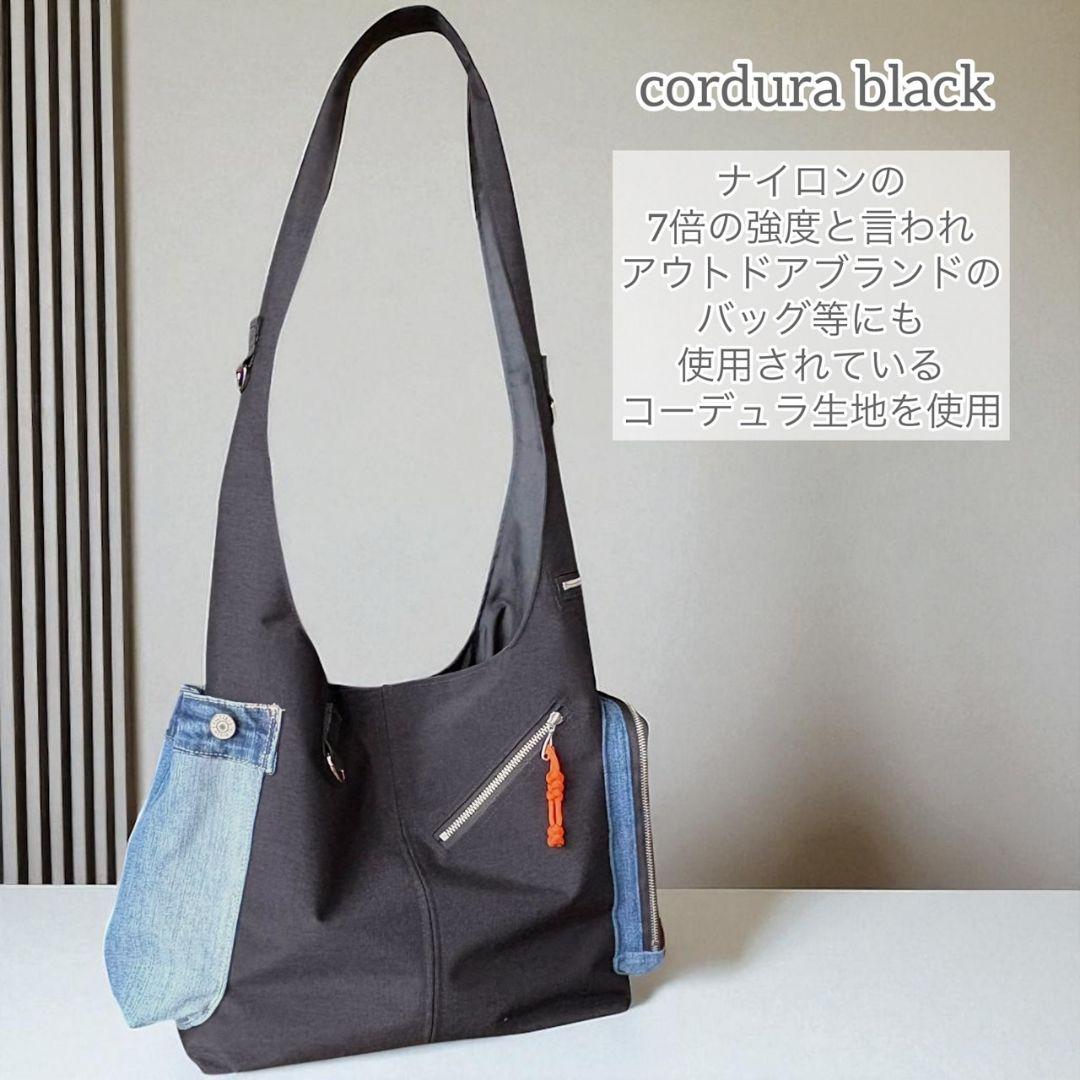 マルチポケット ショルダーバッグ／コーデュラブラック