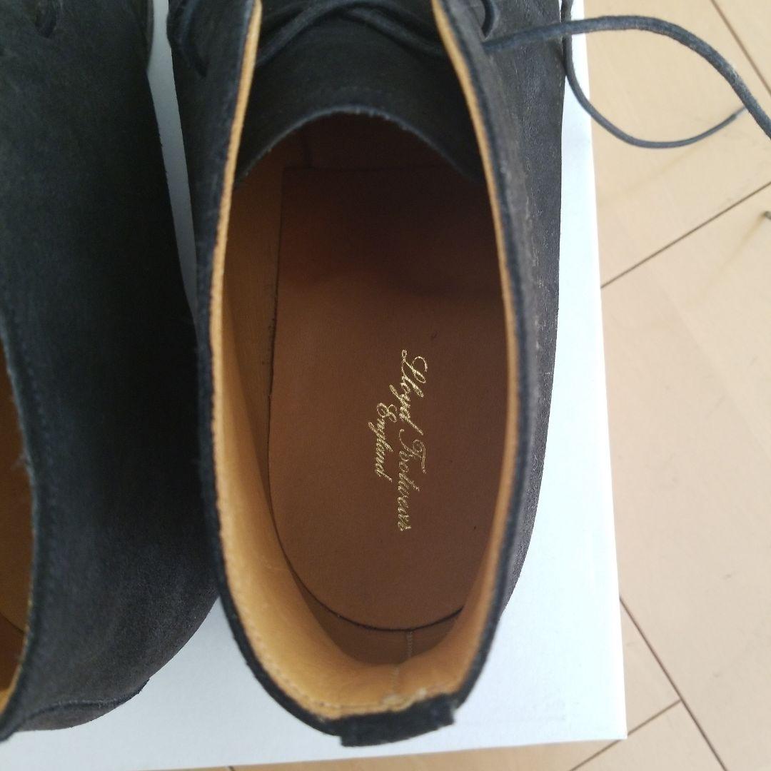 【極美品】ロイドフットウェア　ブラック　スエード　チャッカブーツ　6