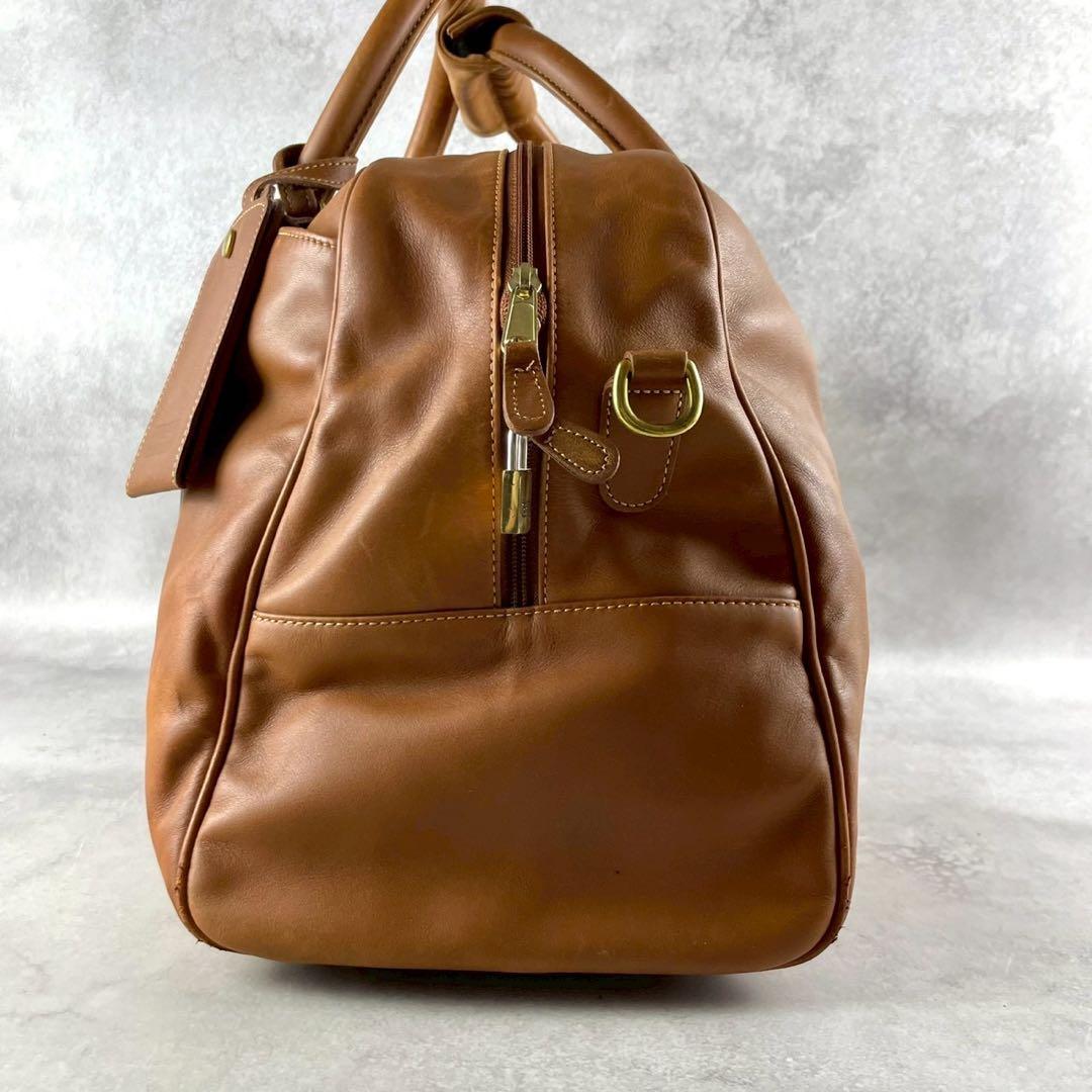 オールドコーチ　ボストンバッグ　ショルダー　2way レザー　ブラウン　USA製