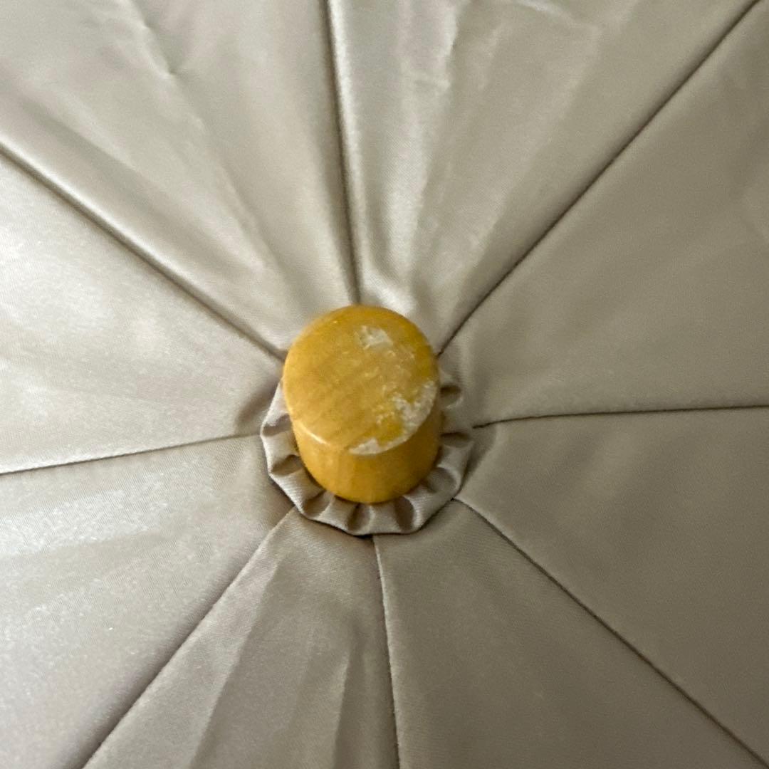 サンバリア100 ピンク フリル付き 折りたたみ日傘