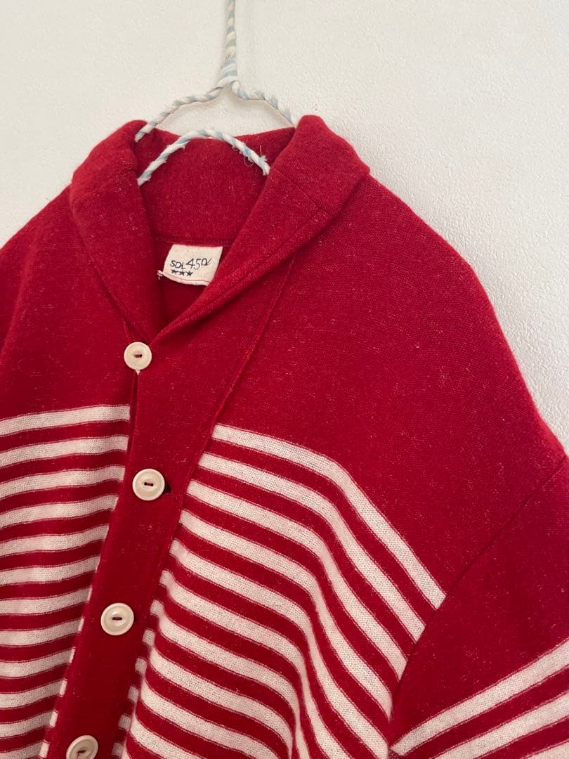 【45R】45星カシミヤの908バスクシーディガン