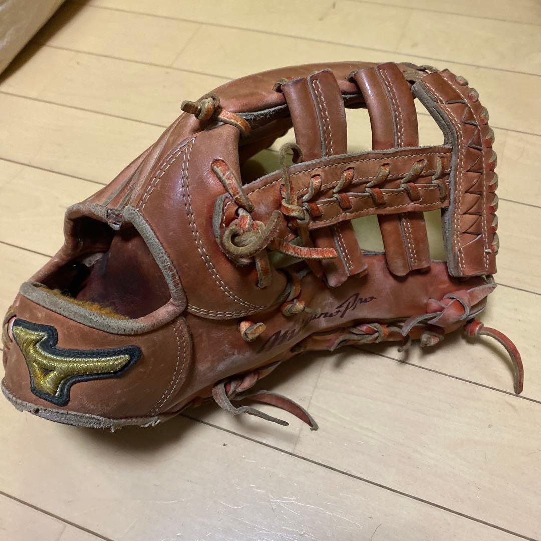 Mizuno プロモデル ブラウンレザーグローブ