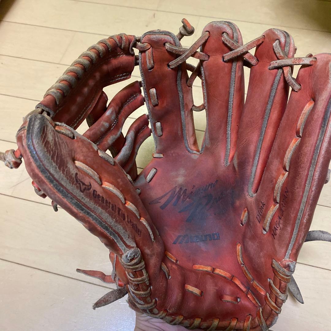 Mizuno プロモデル ブラウンレザーグローブ