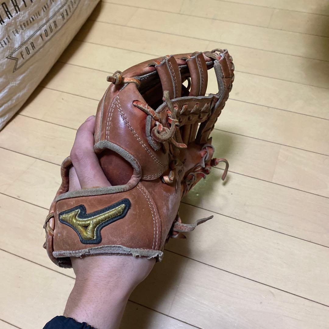 Mizuno プロモデル ブラウンレザーグローブ