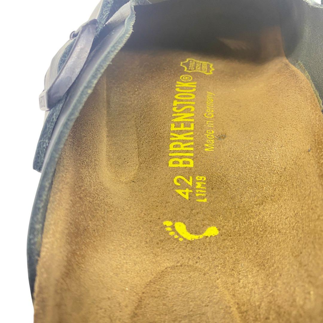 ビルケンシュトック　27cm 42 ボストン Boston レザー 黒 サンダル