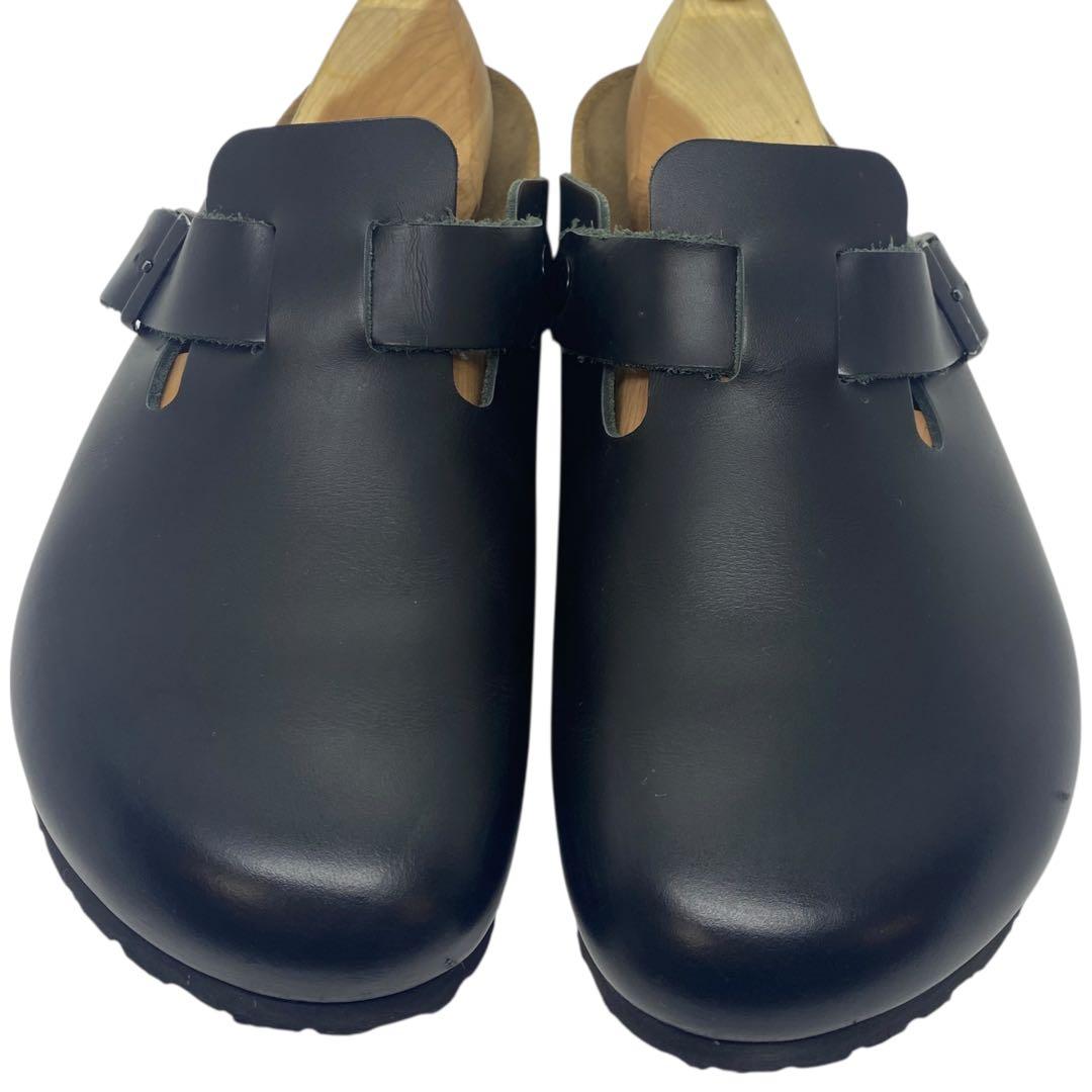 ビルケンシュトック　27cm 42 ボストン Boston レザー 黒 サンダル