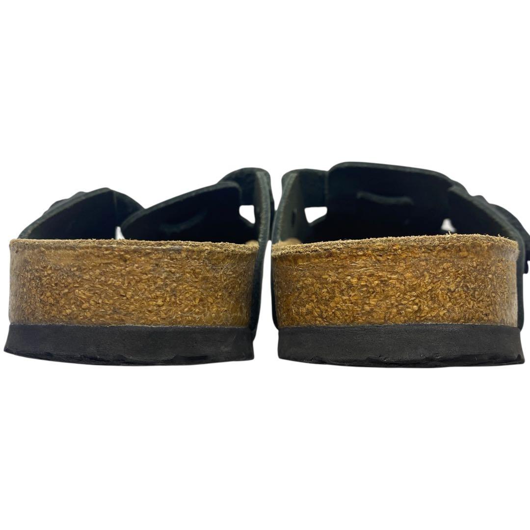 ビルケンシュトック　27cm 42 ボストン Boston レザー 黒 サンダル