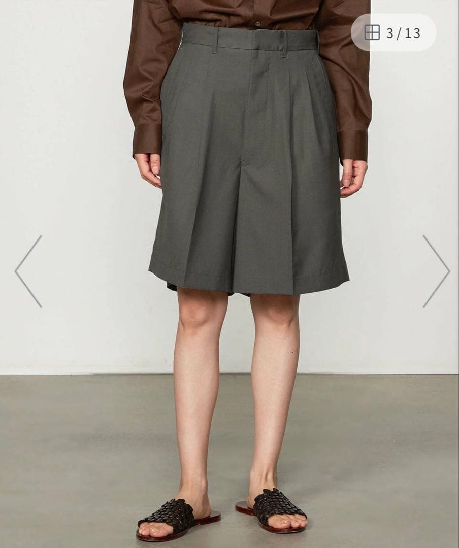 とんかつ！ハバーサック グレー ショートパンツ