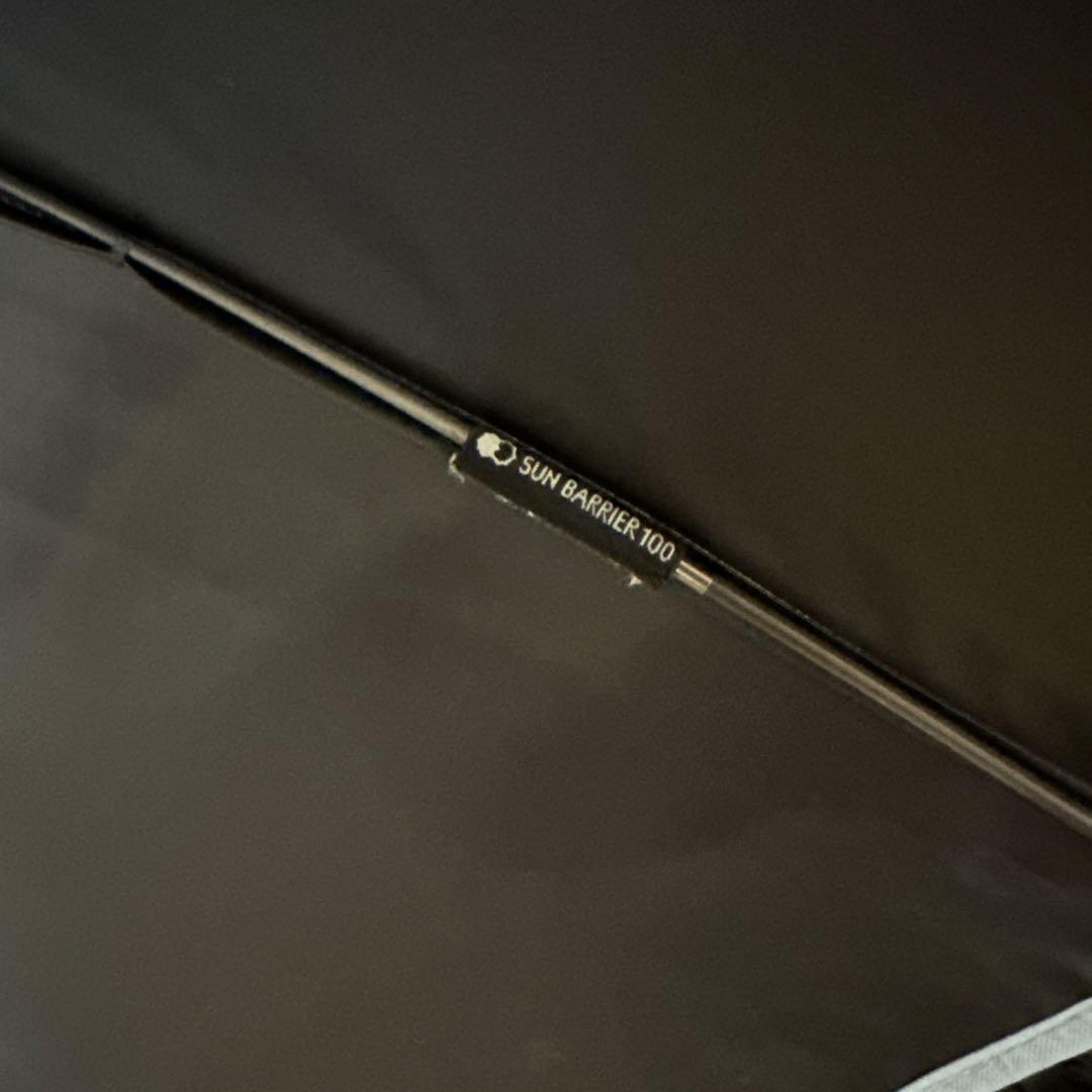 サンバリア100 フリル ブルー 長傘Mサイズ