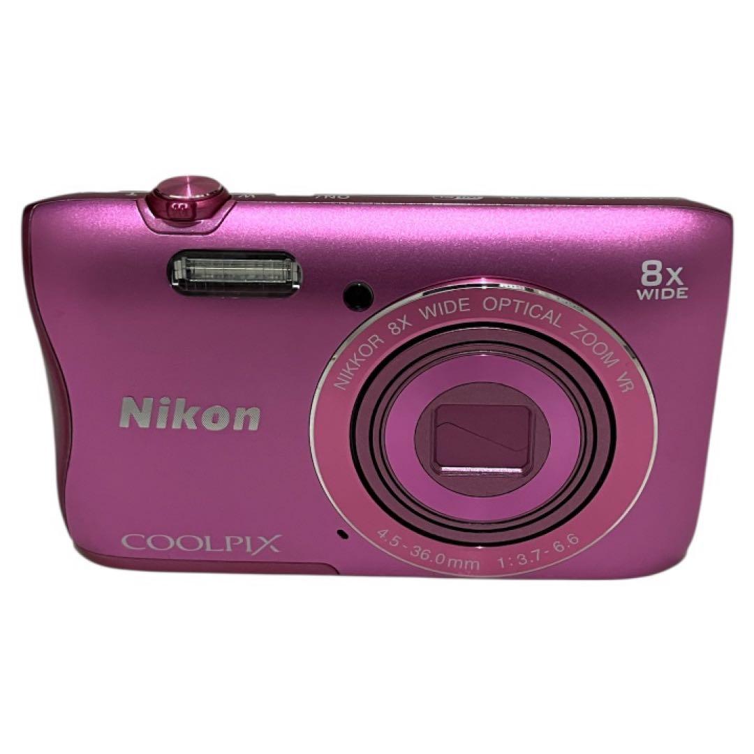 Nikon COOLPIX S3700 PK Wi-Fi搭載 デジカメ ピンク