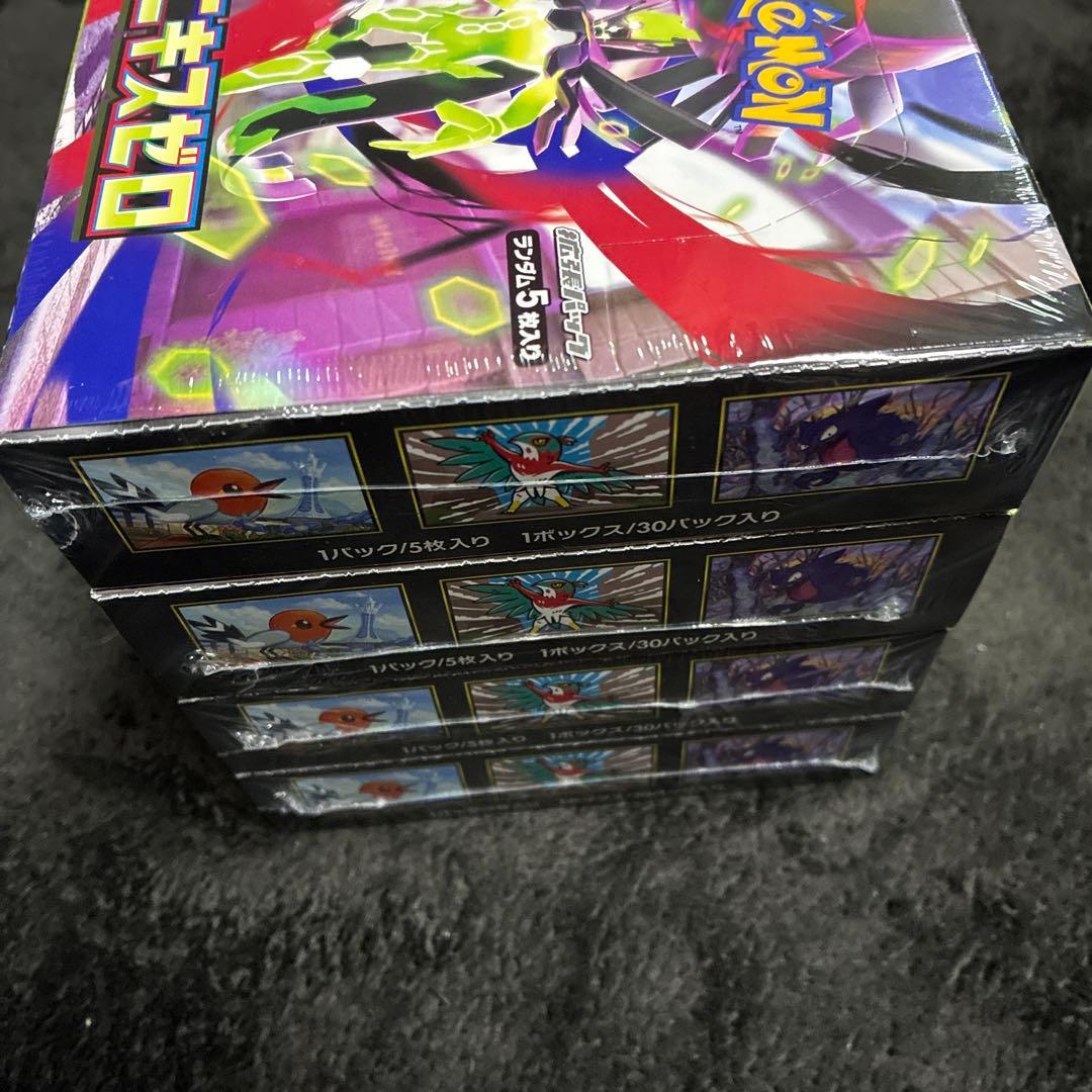 【新品未開封】ポケモンカード MEGA ムニキスゼロ　4BOX シュリンクつき