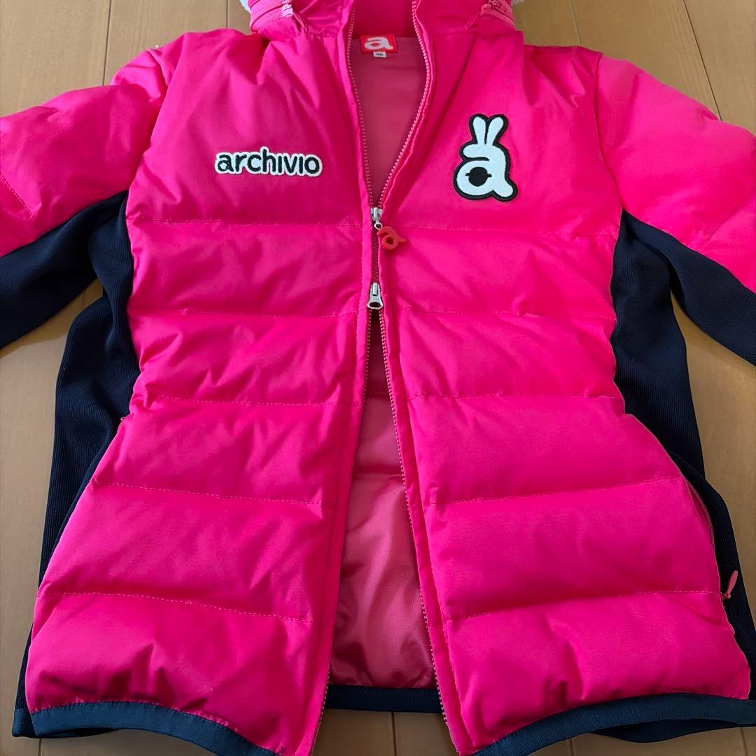 archivo フード付きピンクジャケット 36