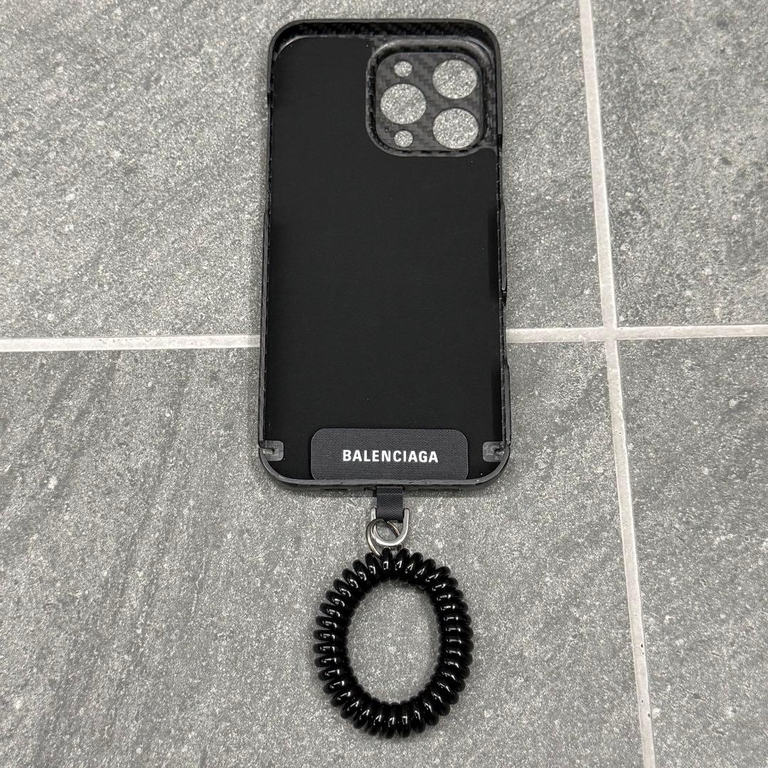 BALENCIAGA カーボンファイバー iPhone16ProMax ケース