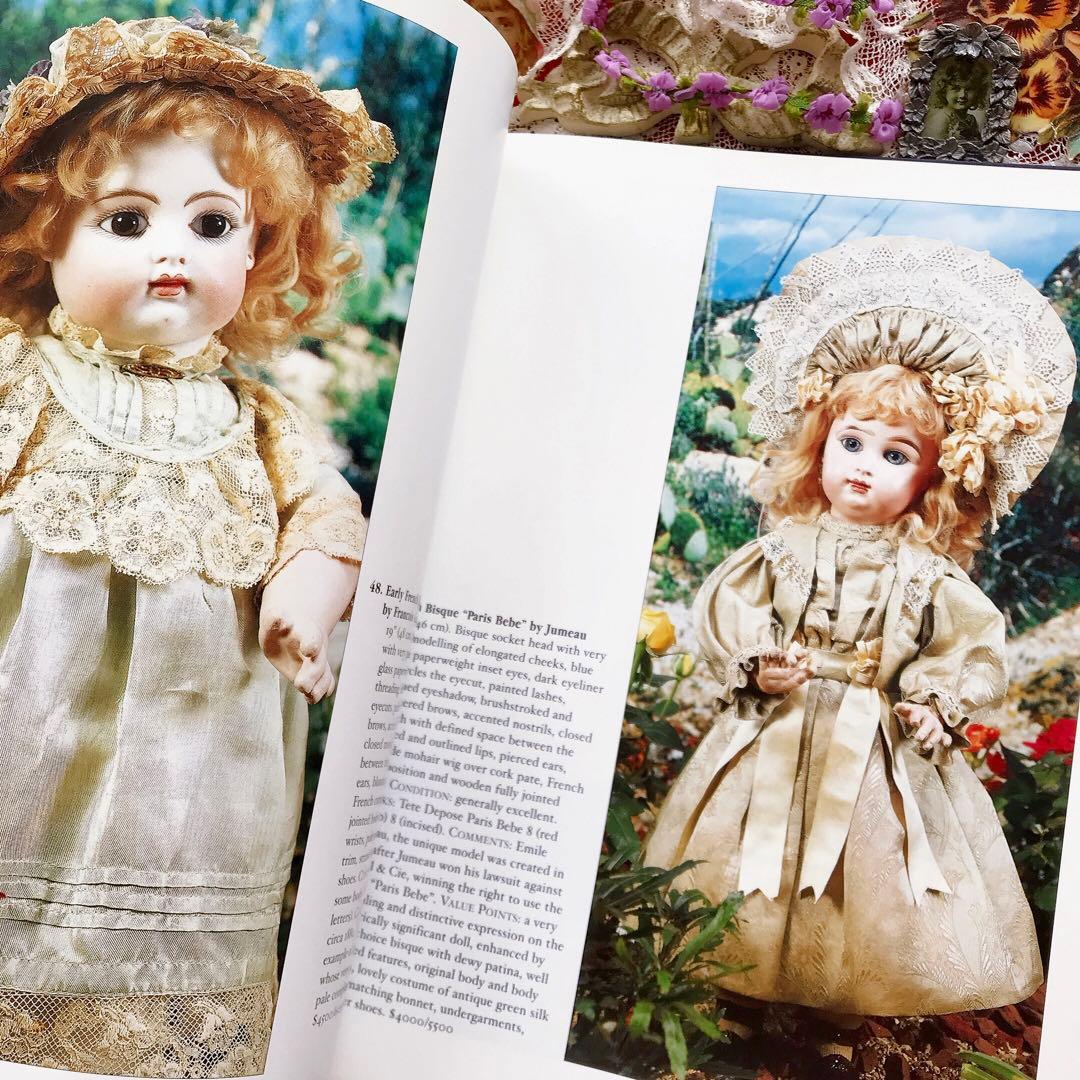アンティークビスクドール 美麗人形洋書♡ブリュ ジュモー A.T ミニョネット