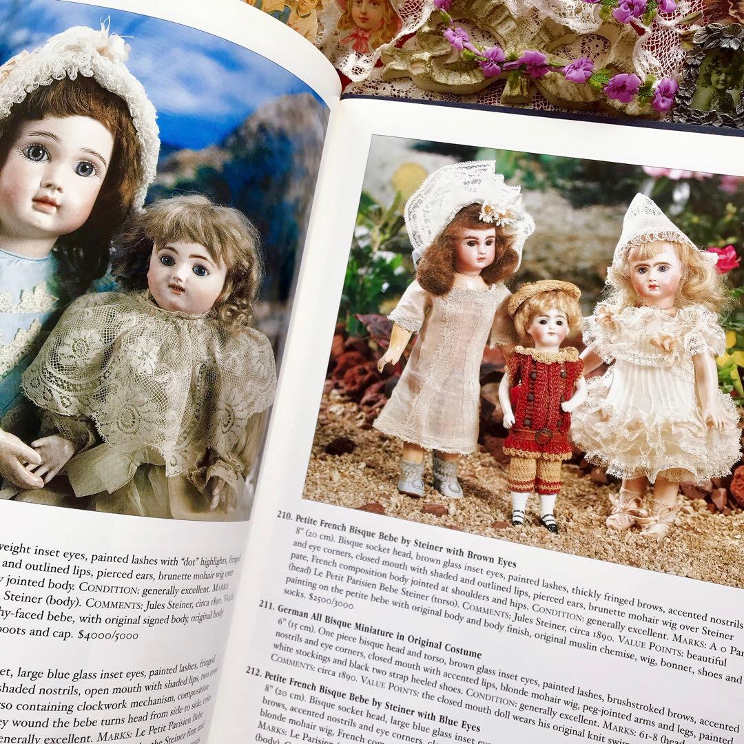 アンティークビスクドール 美麗人形洋書♡ブリュ ジュモー A.T ミニョネット