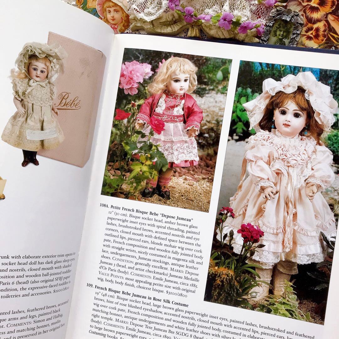 アンティークビスクドール 美麗人形洋書♡ブリュ ジュモー A.T ミニョネット