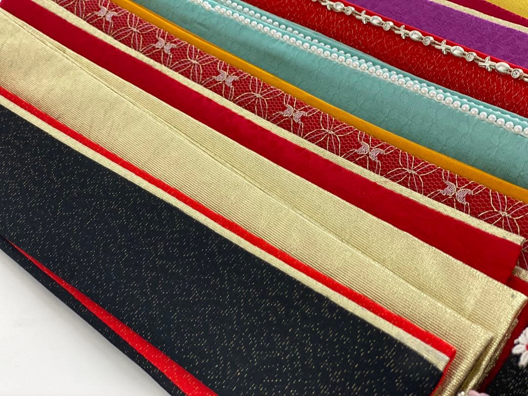 【在庫一掃60枚セット】重ね襟　重ね衿　振袖用　訪問着用　正絹　A