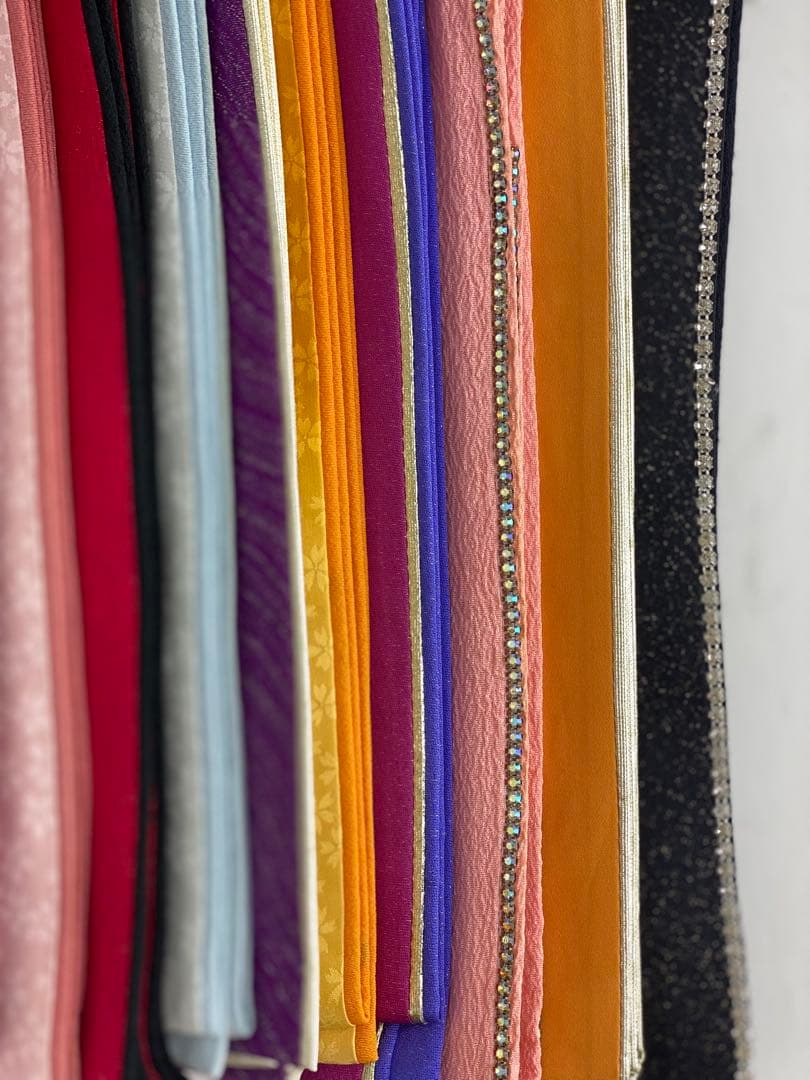 【在庫一掃60枚セット】重ね襟　重ね衿　振袖用　訪問着用　正絹　A