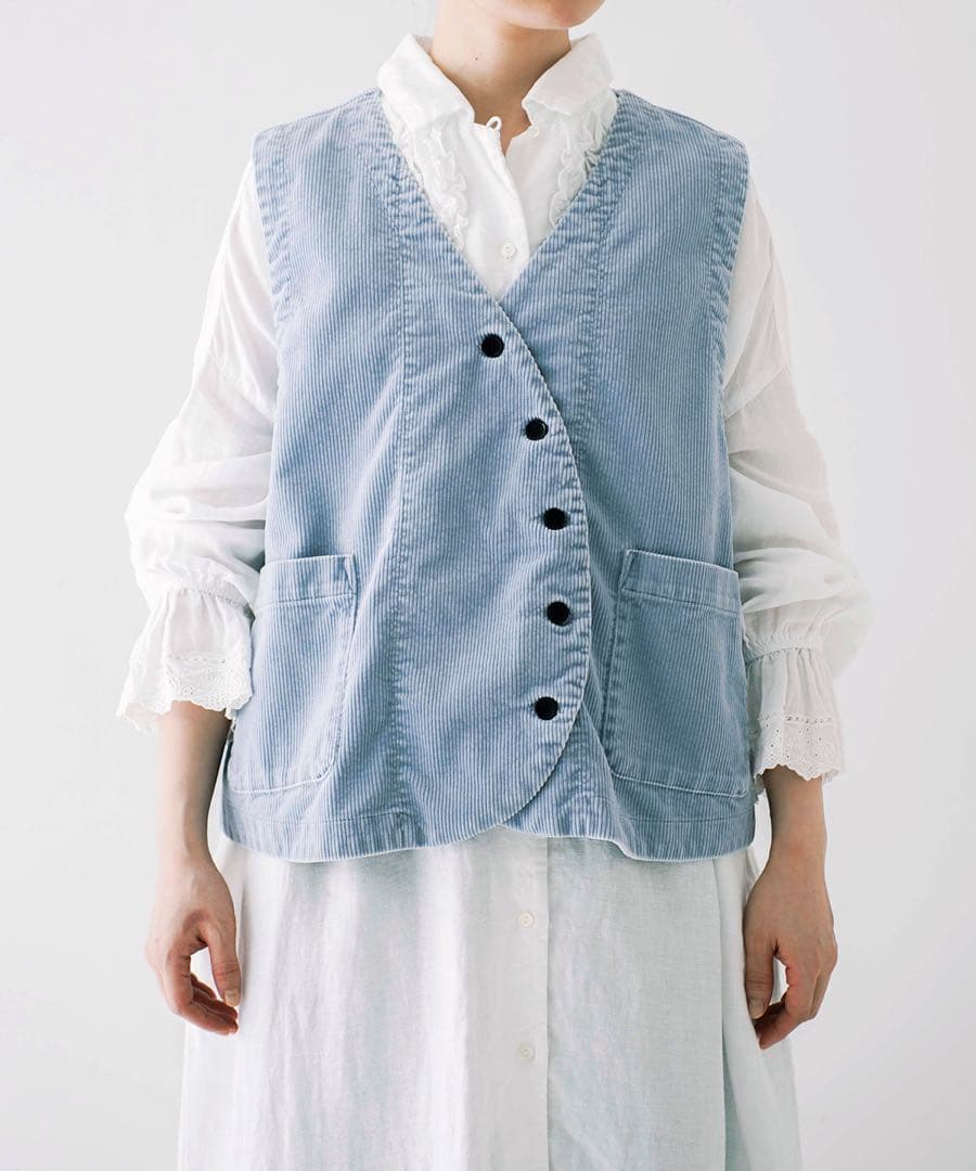 今季　ネストローブ　コーデュロイベストfofofofa オールドマンズテーラー