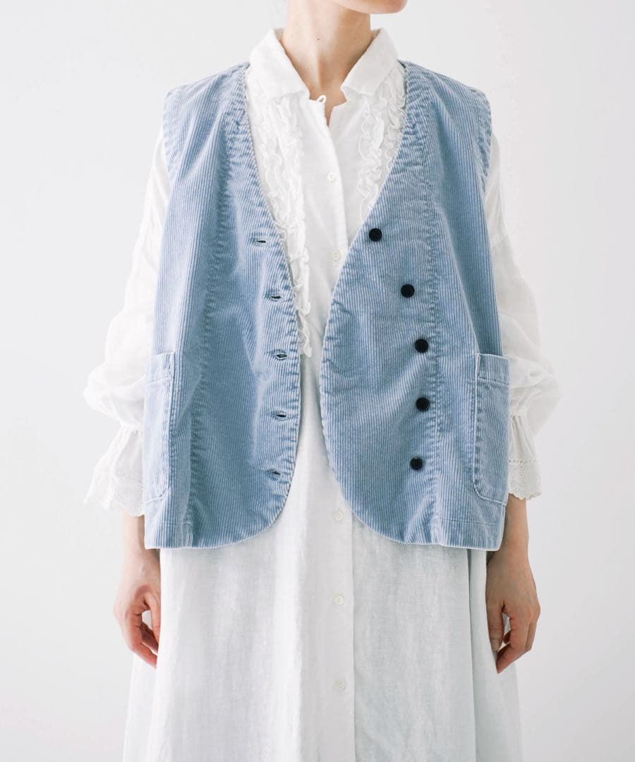 今季　ネストローブ　コーデュロイベストfofofofa オールドマンズテーラー