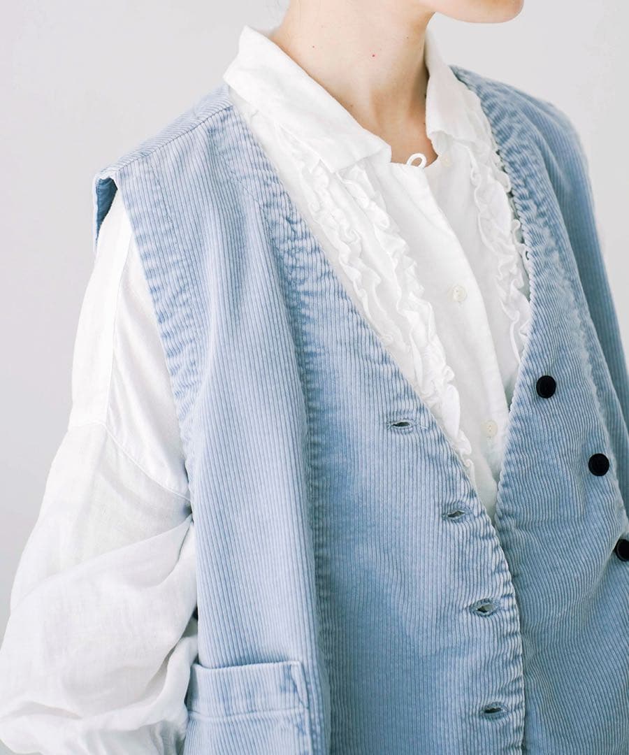 今季　ネストローブ　コーデュロイベストfofofofa オールドマンズテーラー