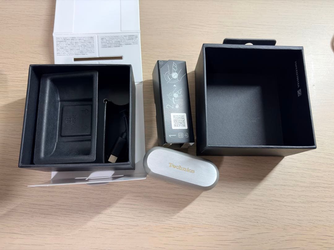 訳あり Technics AZ80 ワイヤレスイヤホン シルバー