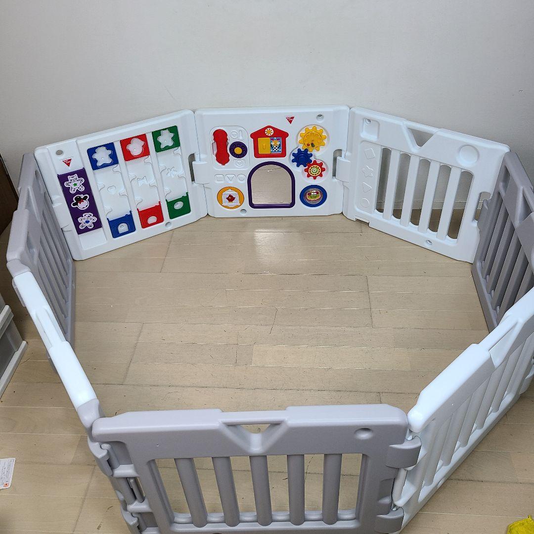 た*む様 超美品　ミュージカルキッズランド　ベビーサークル　ベビーフェンス