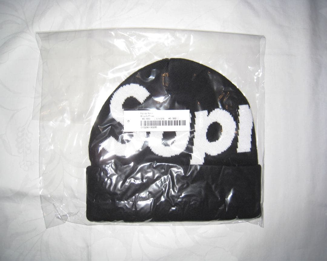 Supreme Big Logo Beanie Black ビッグロゴビーニー