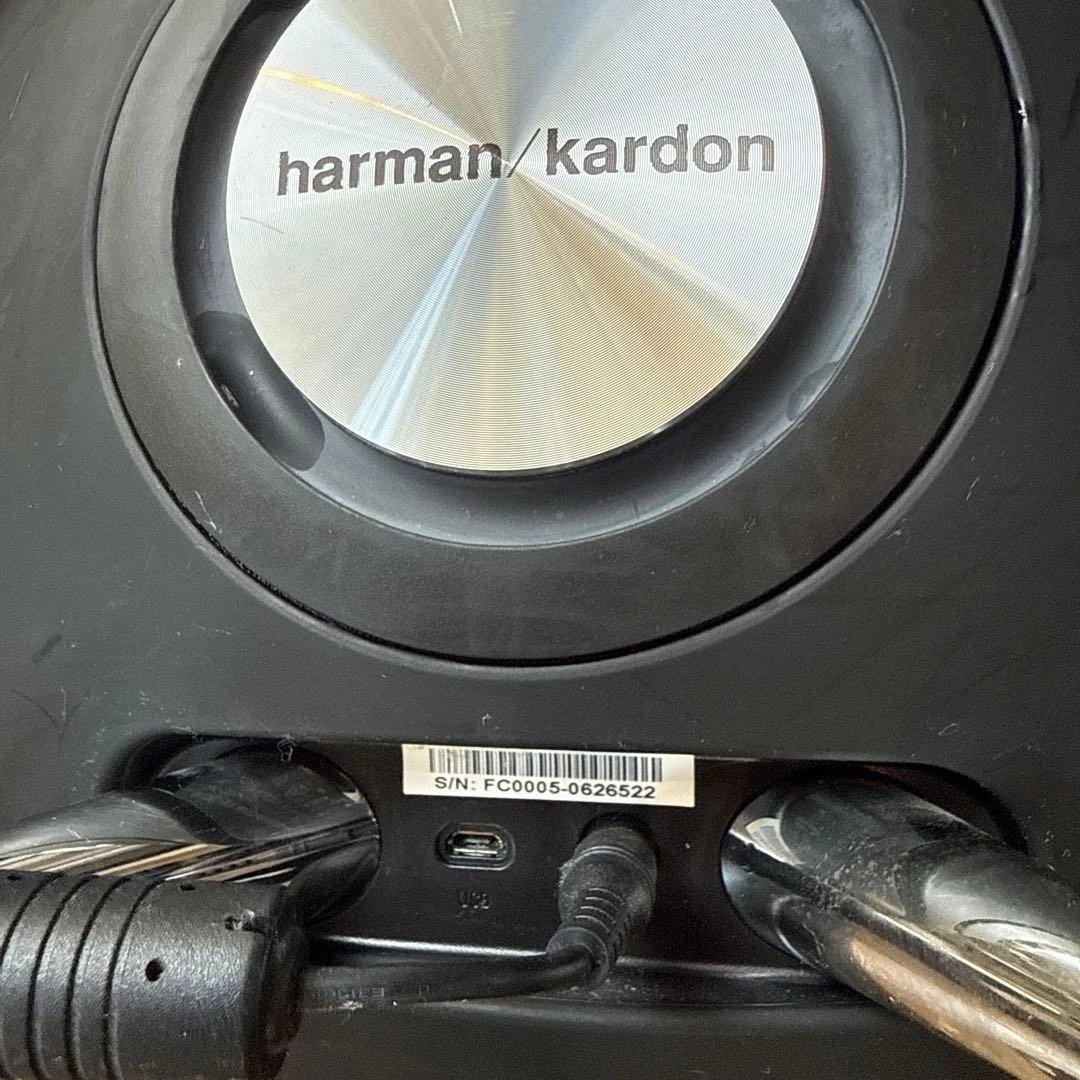 harman/kardon スピーカー 円形 黒