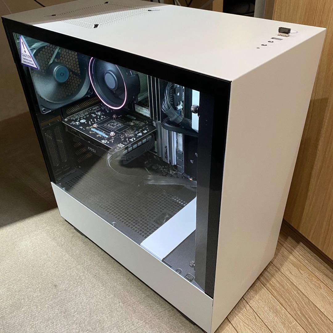 中古自作PC CPU3.7GHz メモリ32GB SSD1TB+HDD4TB