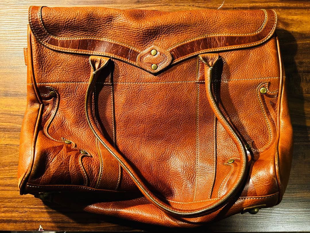 MULBERRY ブラウンレザー トートバッグ