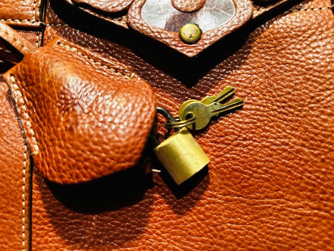 MULBERRY ブラウンレザー トートバッグ