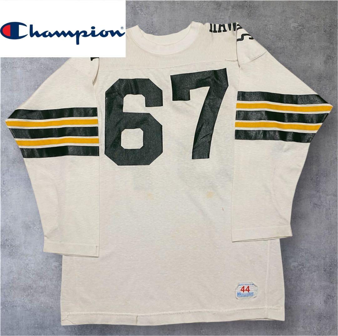 Champion フットボールTシャツ ナンバリングヴィンテージ　古着
