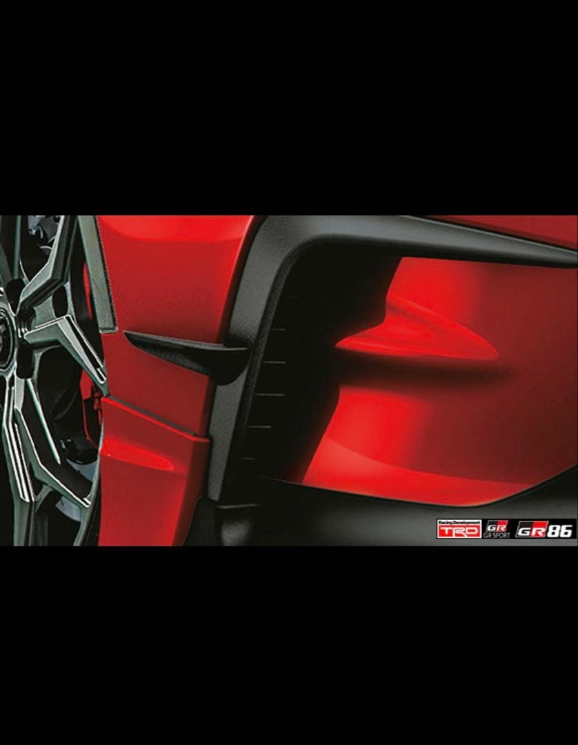 GR86 ZN8 / FA24 用 ＴＲＤ ＧＲカナード (左右セット)