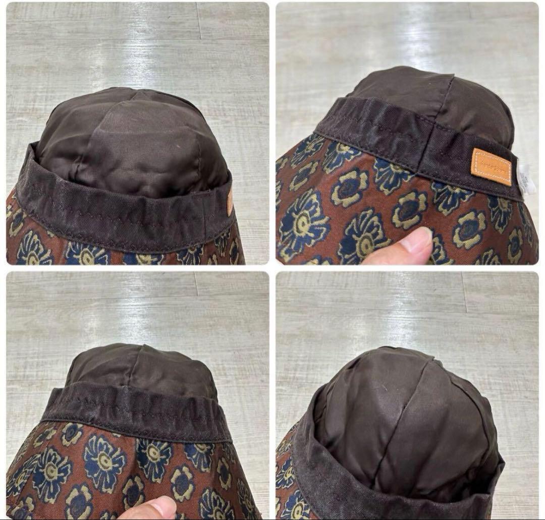 Hender Scheme バケット ハット 総柄 帽子 フラワー サイズ S