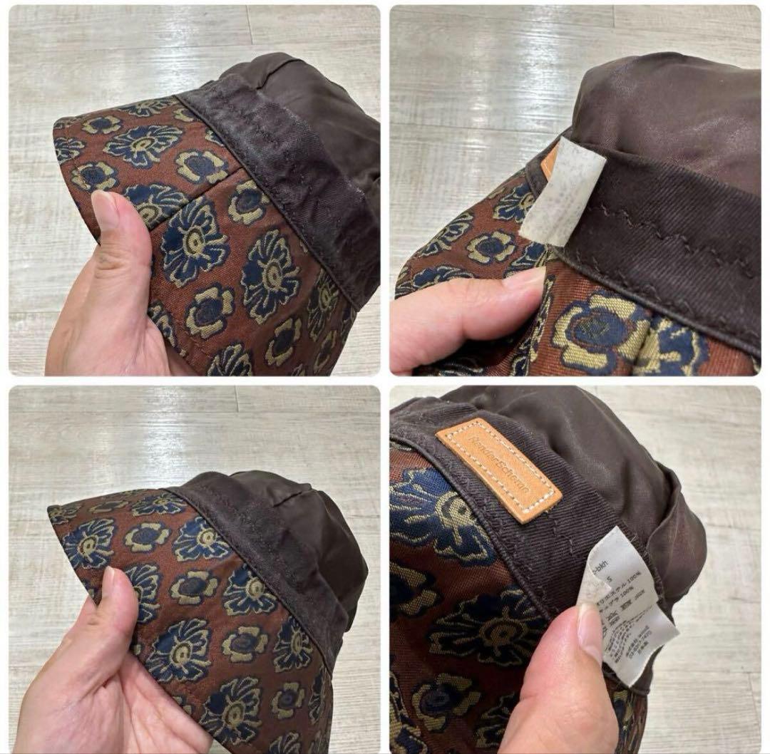 Hender Scheme バケット ハット 総柄 帽子 フラワー サイズ S